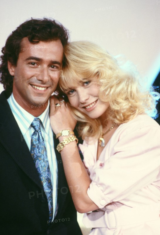 Bernard Montiel and Nathalie Galand, 1988