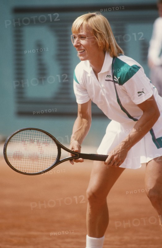 Martina Navrátilová and Chris Evert, 1986