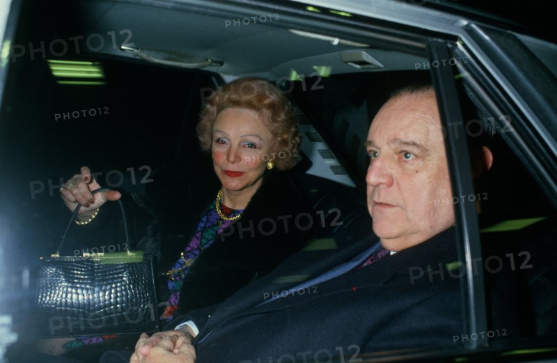 Raymond Barre et sa femme, 1992