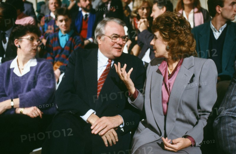Pierre Mauroy et Edith Cresson, 1986