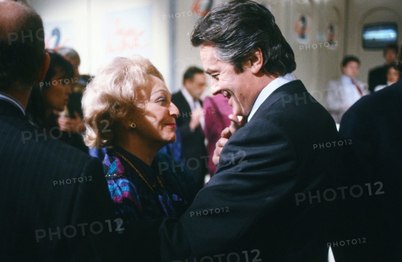 Eva Barre, Alain Delon, 1988