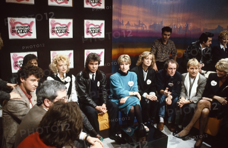 TV show for the Restos du Coeur, 1986