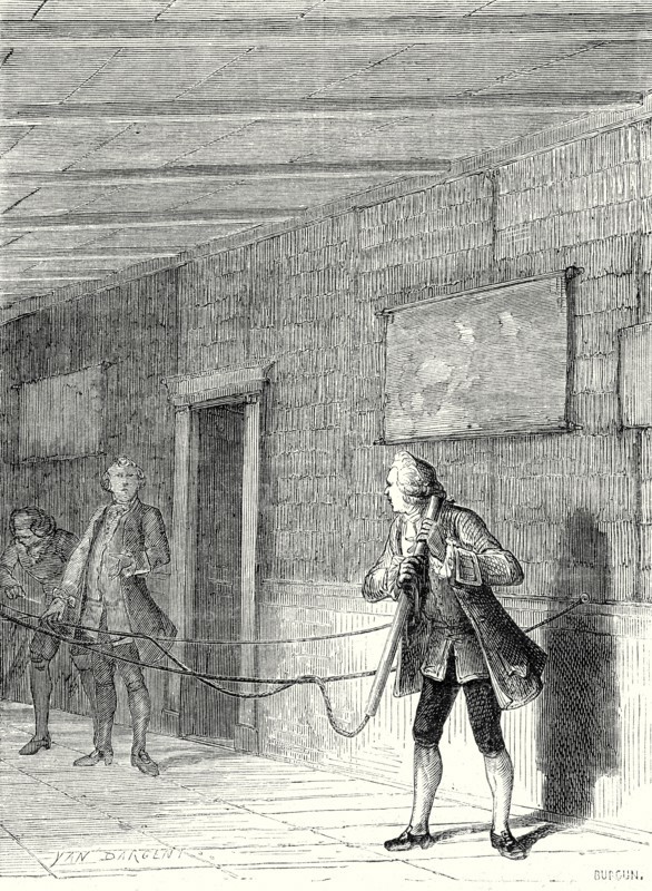 July 2, 1729, Grey and Wehler discover the spread of electricity along conductive bodies