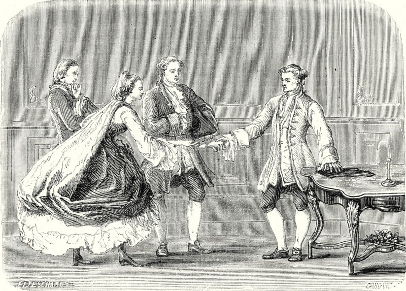 Wall discovers the functioning of the electric spark during thunder and lightning, seventeenth century