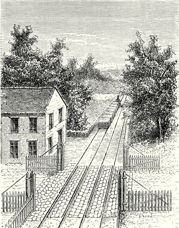 Level crossing and barrier