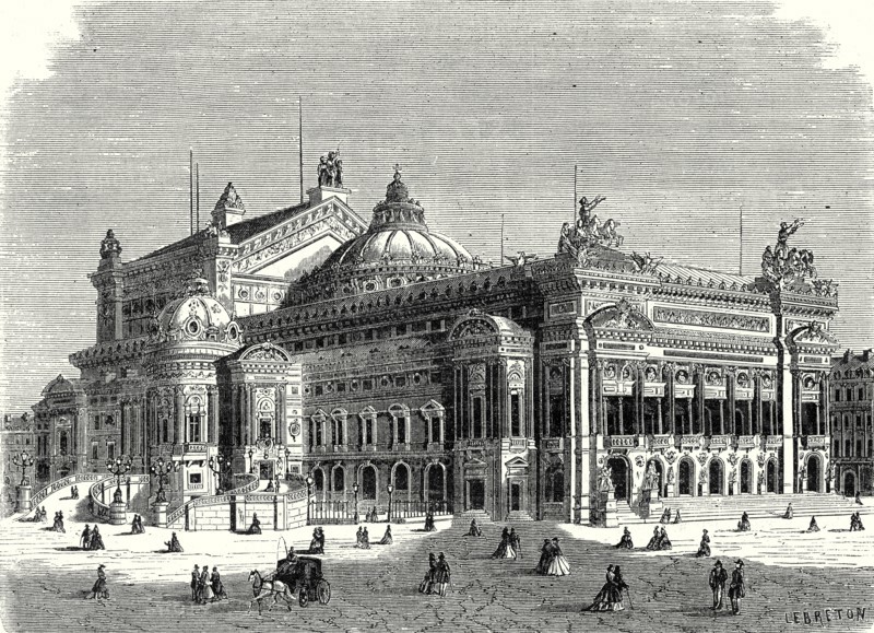 The new opera in Paris and its lightning rods