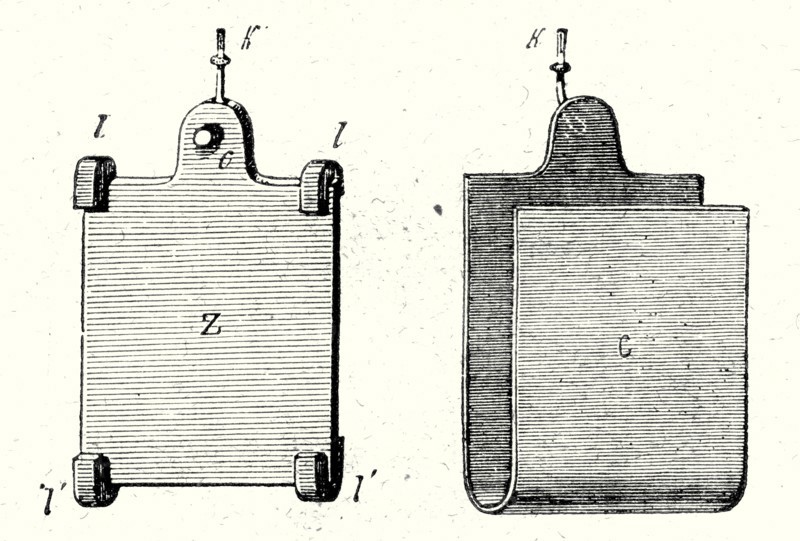 A part of the battery of Wollaston