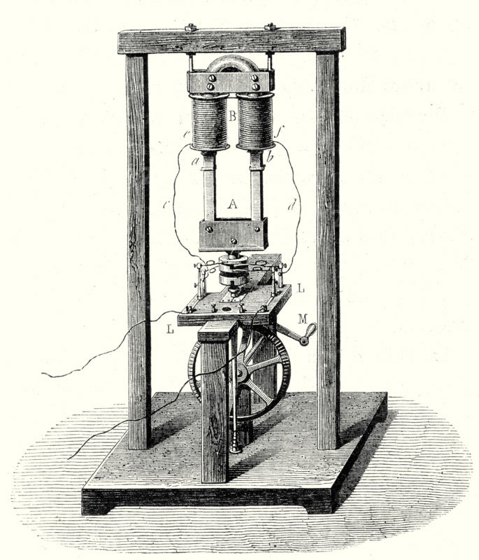 Machine magnéto-électrique de Pixii