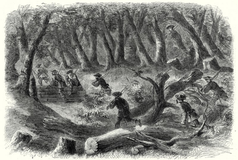 The Civil War In America: Carolinian Pickets Flying Before The Advance Of The Federal Troops On Fairfax, 17 August, 1861