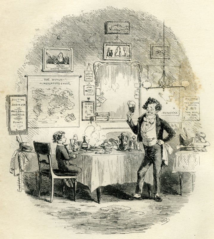David Copperfield, ìThe friendly waiter and Iî