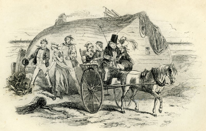 David Copperfield, ìMrs. Gummidge casts a damp on our departureî