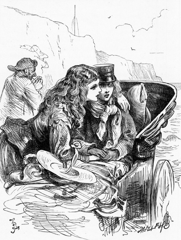 Charles Dickens, Dombey and Son. 1846,1847,1848, listening to the sea