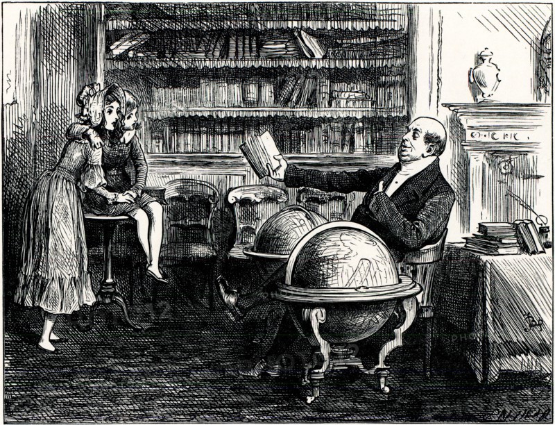 Charles Dickens, Dombey and Son. 1846,1847,1848,  WHEN THE DOCTOR SMILED AUSPICIOUSLY AT HIS AUTHOR, OR KNIT HIS BROWS, OR SHOOK HIS HEAD AND MADE WRY FACES AT HIM, AS MUCH AS TO SAY, DON'T TELL ME, SIR ; I KNOW BETTER,' IT WAS TERRIFIC.