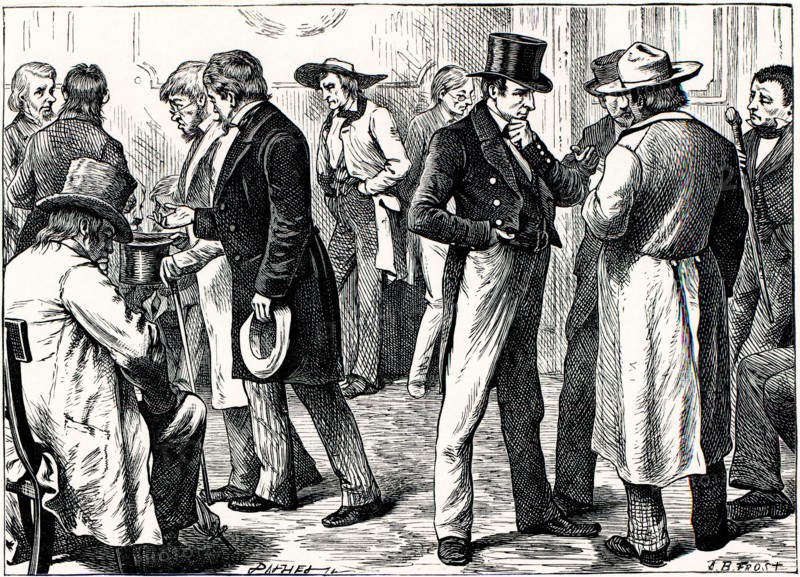 Charles Dickens, American notes, 1842, IN THE WHITE HOUSE.