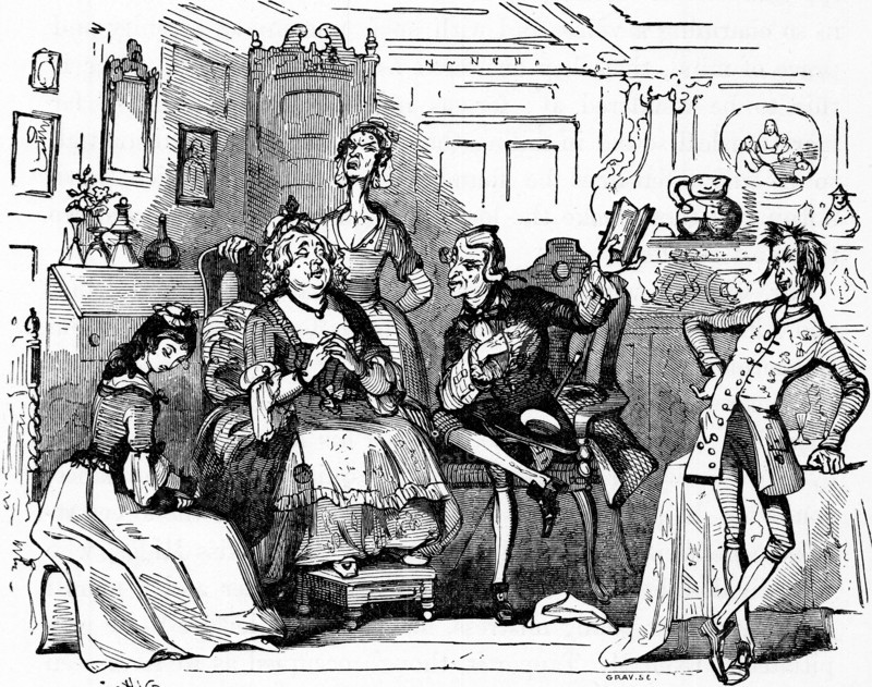 Charles Dickens, Barnaby Rudge, 1841, illustration, 19th century