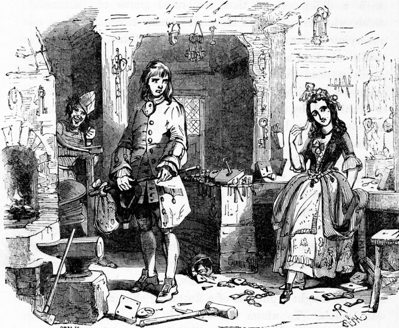 Charles Dickens, Barnaby Rudge, 1841, illustration, 19th century