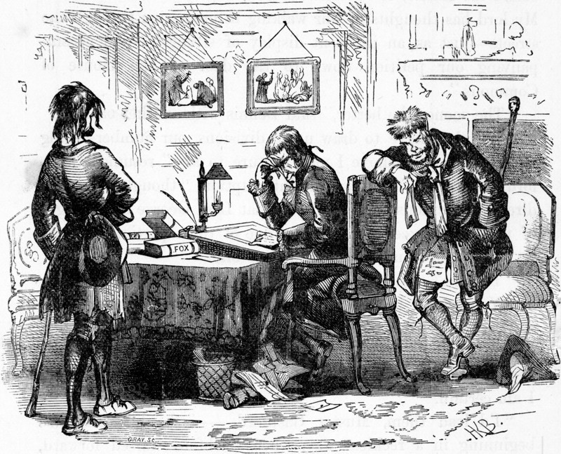 Charles Dickens, Barnaby Rudge, 1841, illustration, 19th century