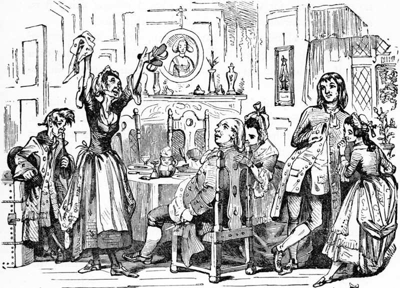 Charles Dickens, Barnaby Rudge, 1841, illustration, 19th century