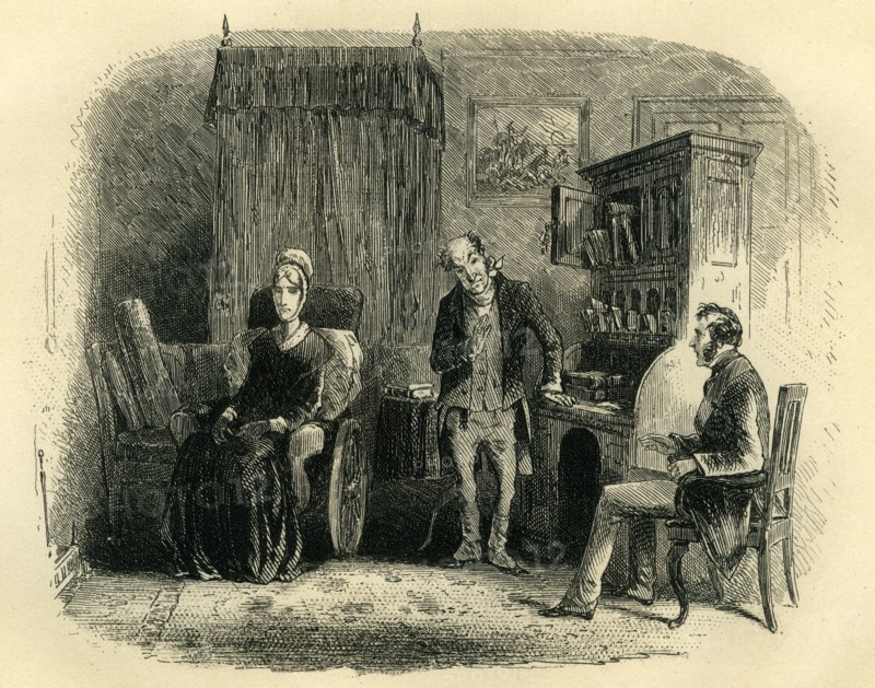 Little Dorrit, Mr. Flintwinch mediates as a friend of the Family