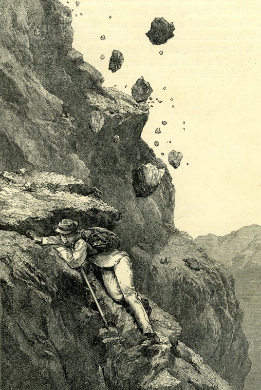 A CANNONADE ON THE MATTERHORN, Switzerland