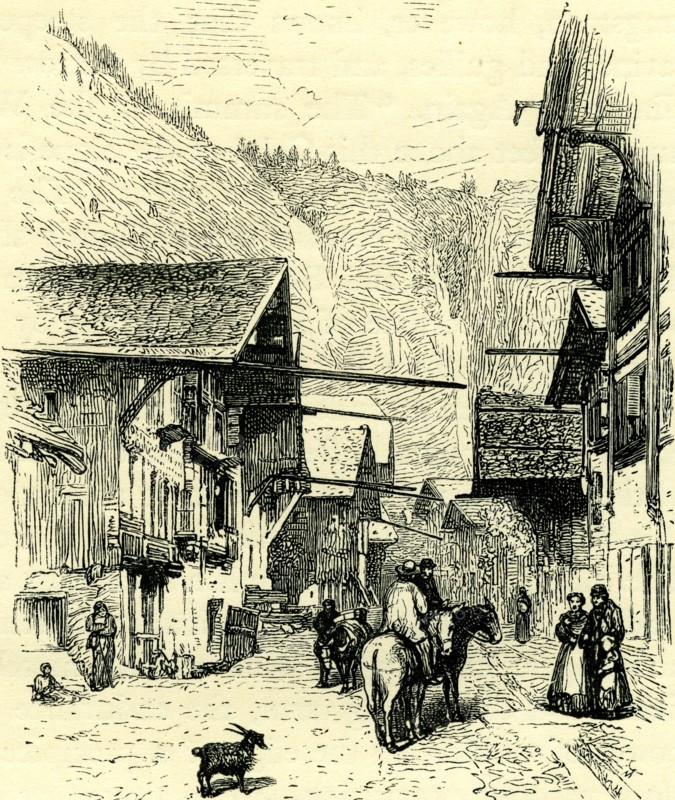 THE STREET OF MEYRINGEN, Switzerland
