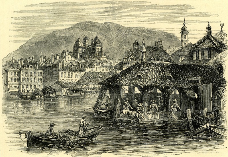 GENEVA AND THE RHONE, Switzerland