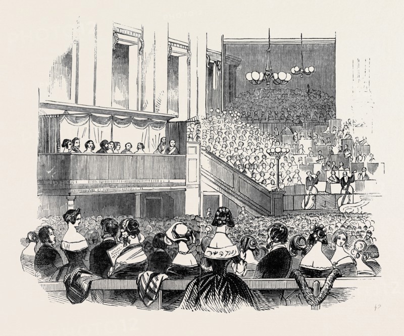 HER MAJESTY AT EXETER HALL, GREAT BRITAIN