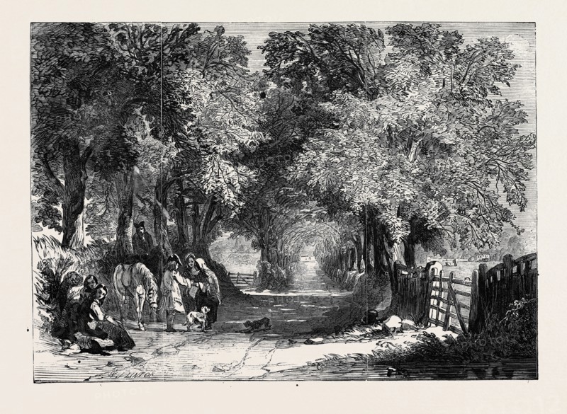 SIR ROGER DE COVERLEY WITH THE GIPSIES, BY G. HARRISON