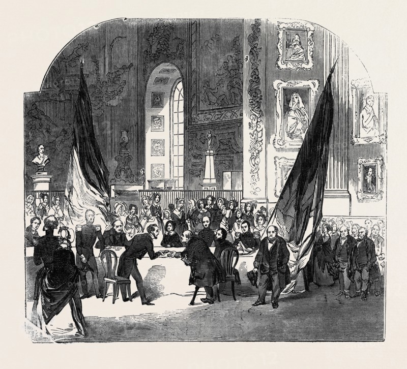 DISTRIBUTION OF "NELSON MEDALS," AT GREENWICH HOSPITAL