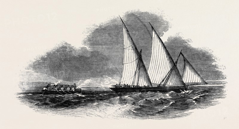 ENCOUNTER WITH A SLAVE FELUCCA.