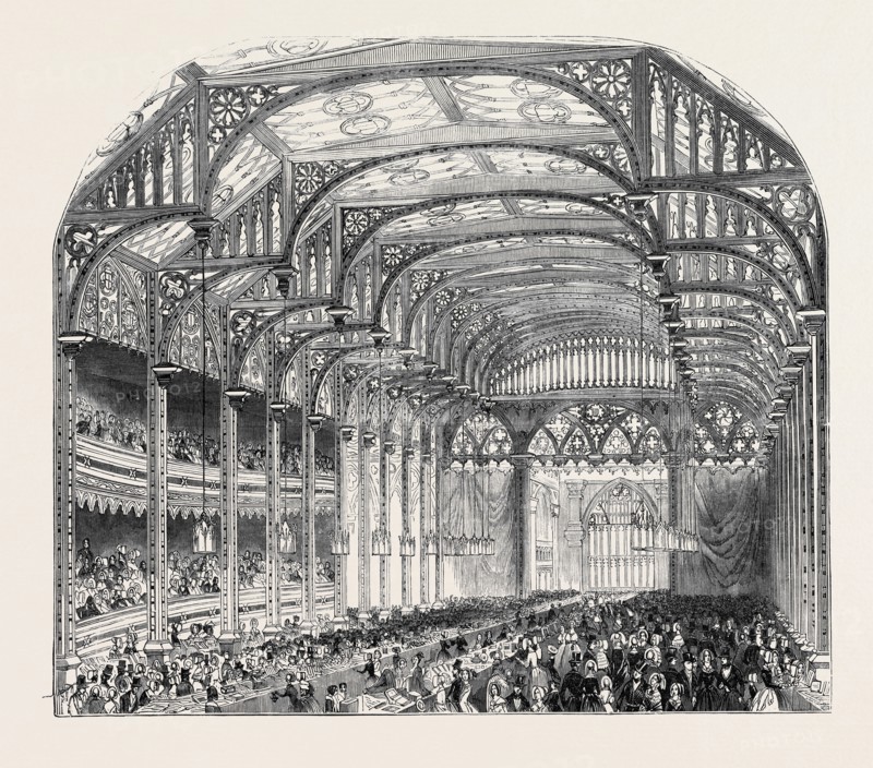 FREE TRADE BAZAAR, AT COVENT GARDEN THEATRE.