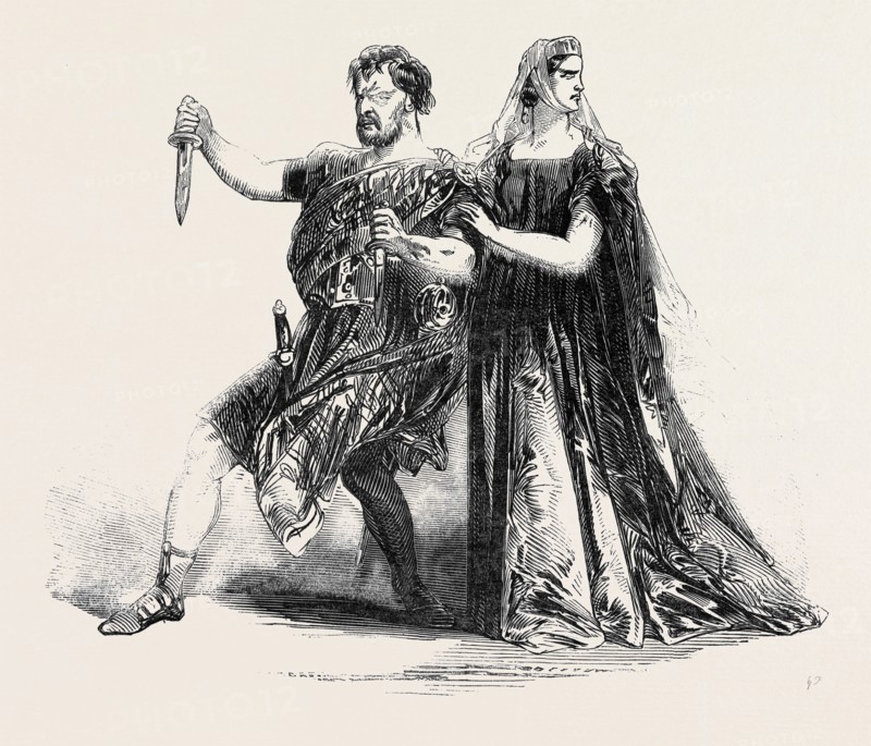 SCENE FROM "MACBETH," AT THE PRINCESS' THEATRE