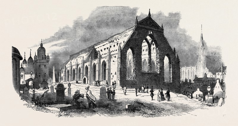RUINS OF GREYFRIARS CHURCH, EDINBURGH.