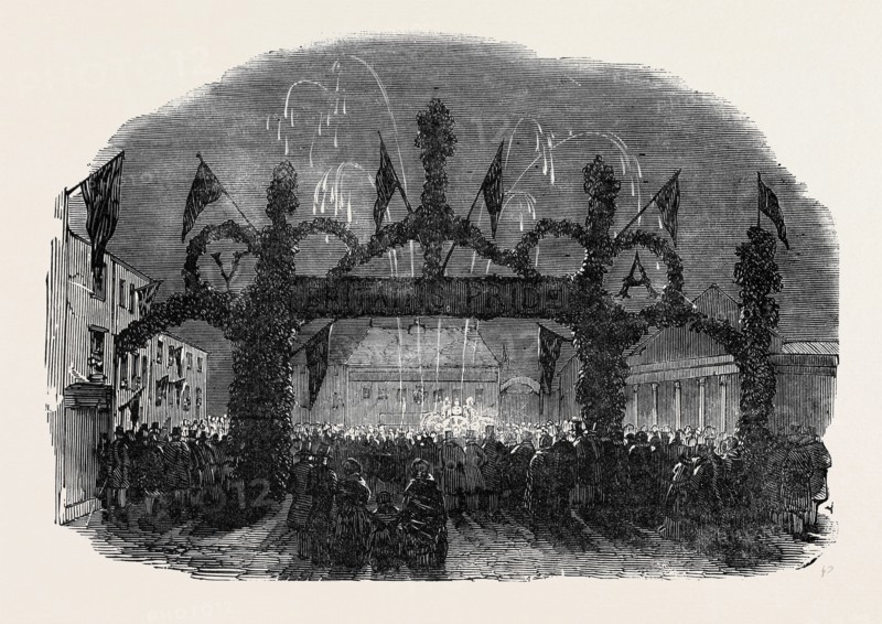 FIRE WORKS, MARKET PLACE, BUCKINGHAM.