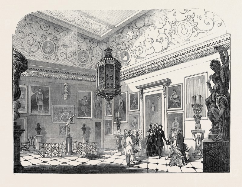 HER MAJESTY'S DEPARTURE FROM STOWE HOUSE.