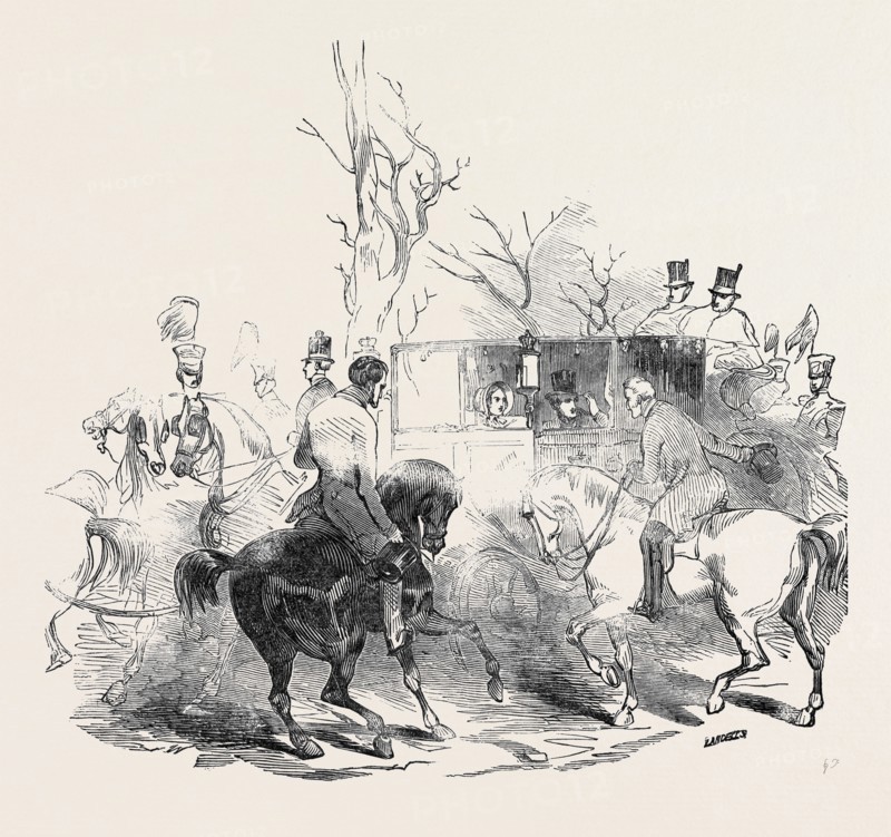 THE DUKE OF WELLINGTON MEETING THE QUEEN