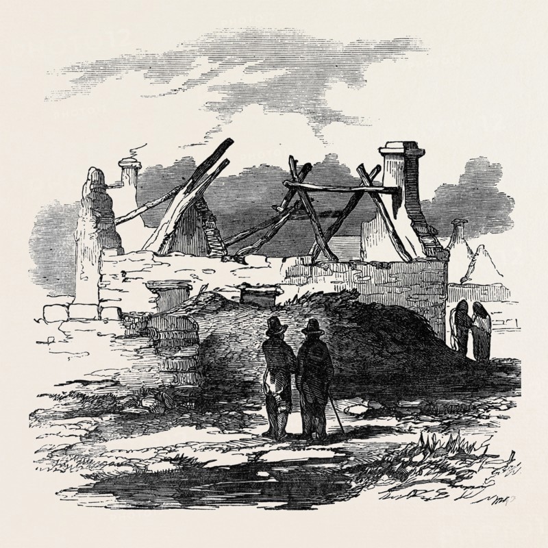 CABIN OF PAT. MACNAMARA, VILLAGE OF CLEAR