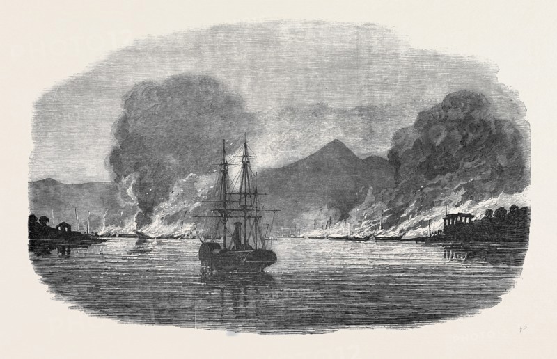 DESTRUCTION OF A PIRATICAL CHINESE FLEET AT PINGHOY