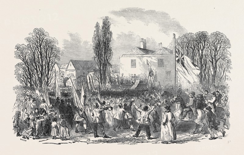 PRESENTATION OF THE ADDRESS TO THE HON. A.H. VERNON AT BARLOWFOLD, CELEBRATION OF THE "MAJORITY" OF THE HON. A.H. VERNON