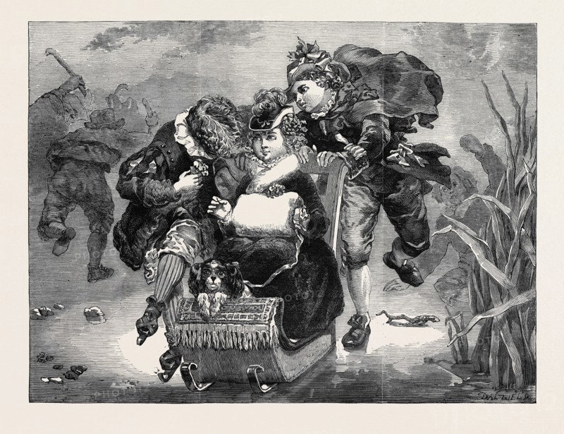 "THE RIVALS." PAINTED BY J. SANT