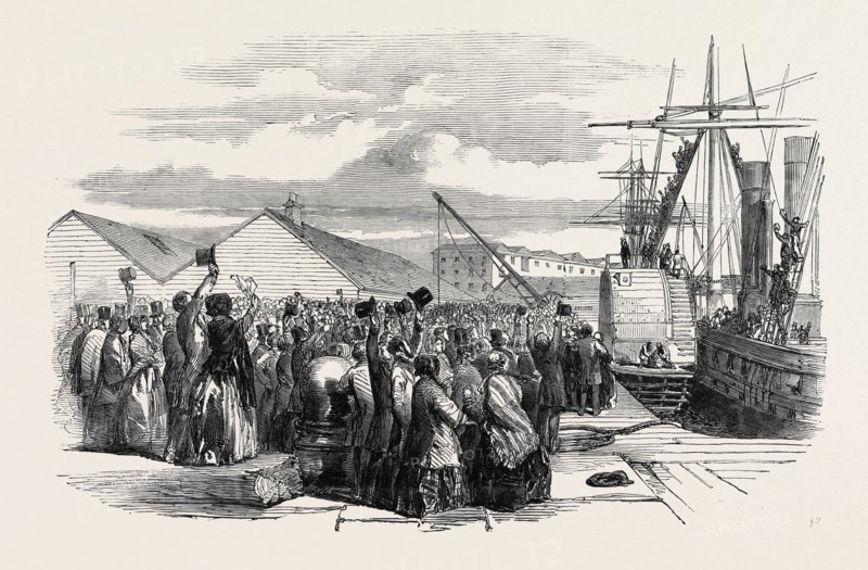 THE LANDING OF LORD GOUGH AT SOUTHAMPTON