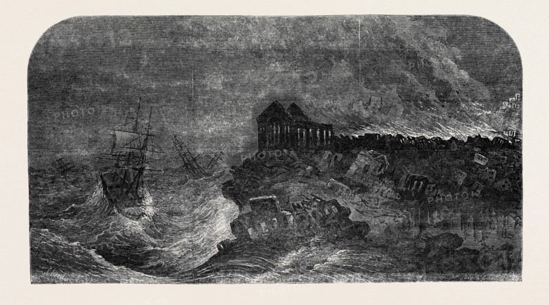 THE CYCLORAMA, THE GREAT EARTHQUAKE AT LISBON