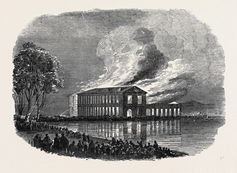 GREAT FIRE AT PORT-OF-SPAIN, TRINIDAD