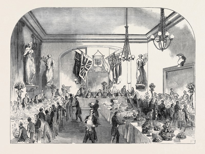 GRAND BANQUET TO THE LORD MAYOR OF LONDON, AT HASTINGS