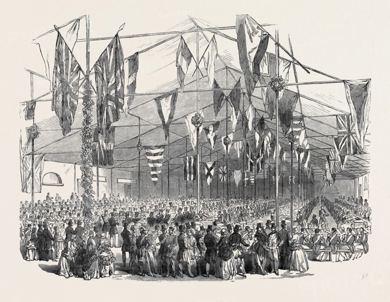 ENTERTAINMENT TO THE  COMMISSIONED OFFICERS AND PRIVATES OF THE COLDSTREAM GUARDS AT THE PORTMAN STREET BARRACKS