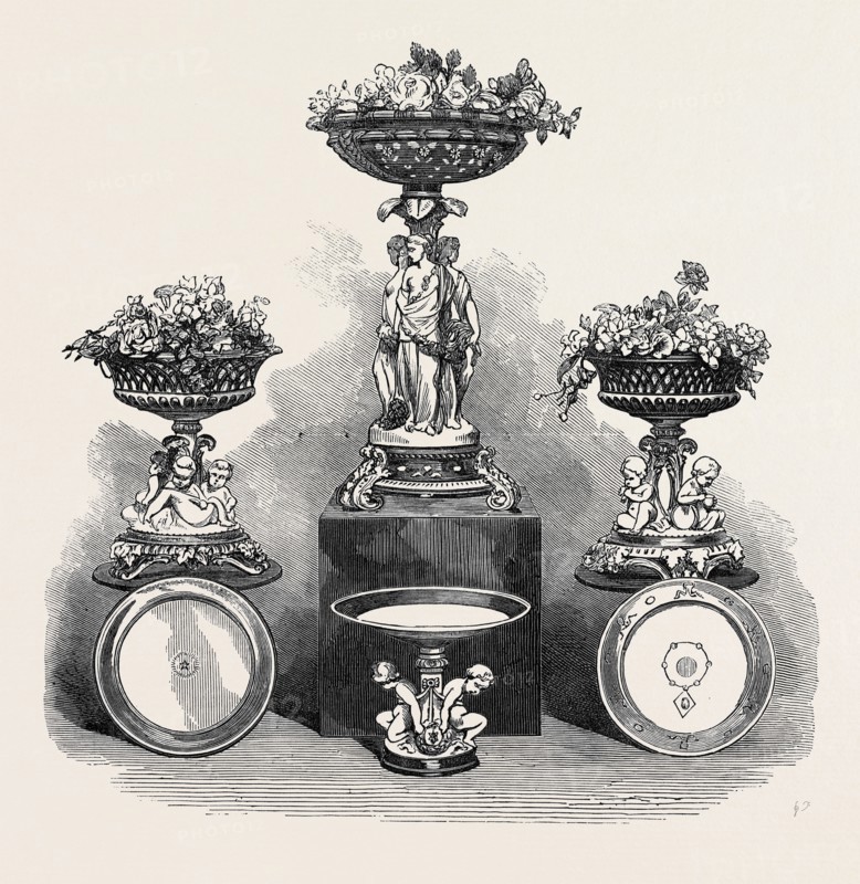 DESSERT SERVICE OF PLATE FOR LORD NORTHBROOK, GOVERNOR-GENERAL OF INDIA, 1873