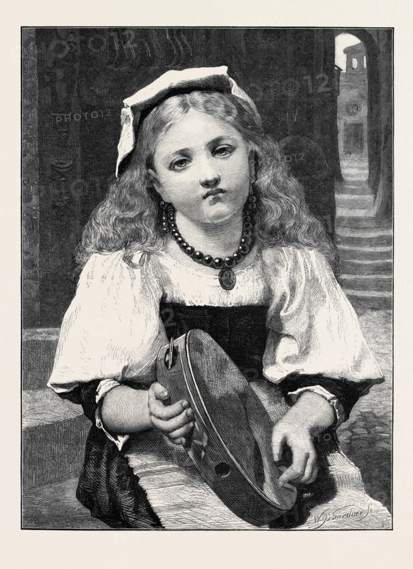 "THE BROKEN TAMBOURINE," BY P. DE CONINCK, 1873