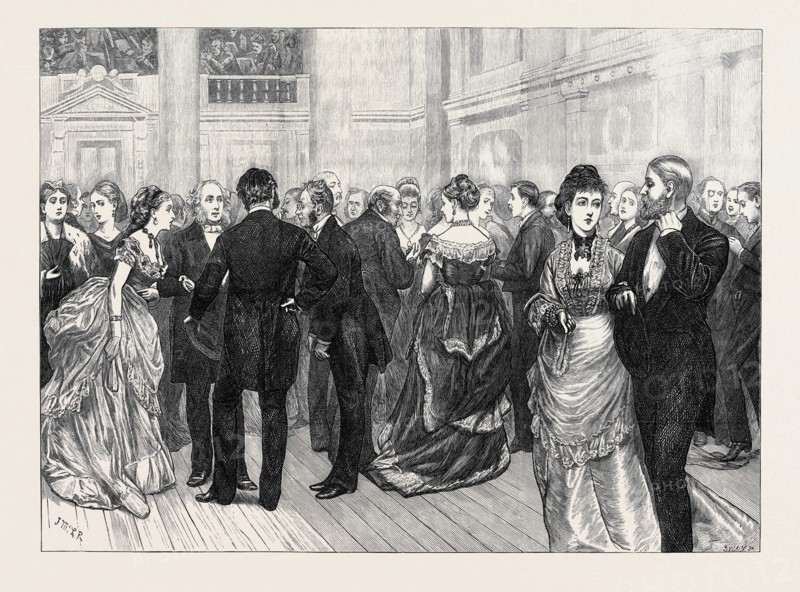 POLICE ORPHANAGE BALL AT THE CITY TERMINUS HOTEL, CANNON STREET, LONDON, 1873