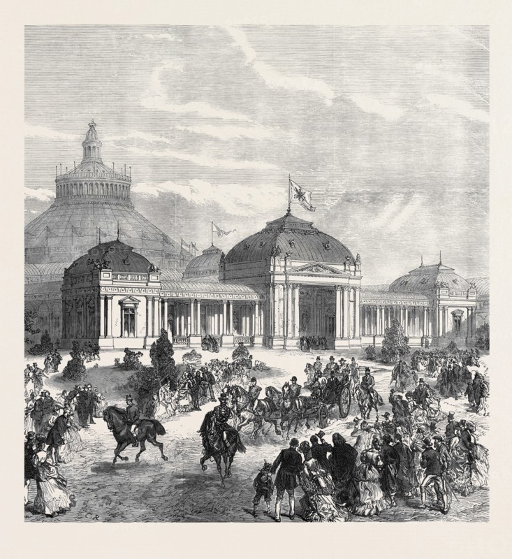 THE VIENNA EXHIBITION: THE EMPEROR'S PAVILION, 1873