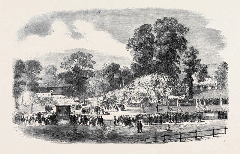 COMMENCEMENT OF THE OSWESTRY AND NEWTOWN RAILWAY